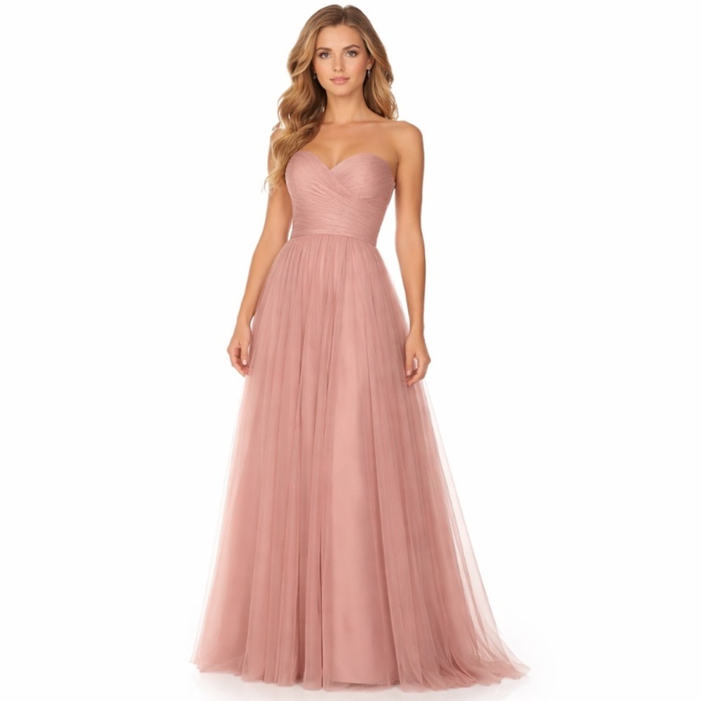 Jenny Yoo Collection Aidan Romantic Convertible Chiffon Gown Maxi Dress Size 4